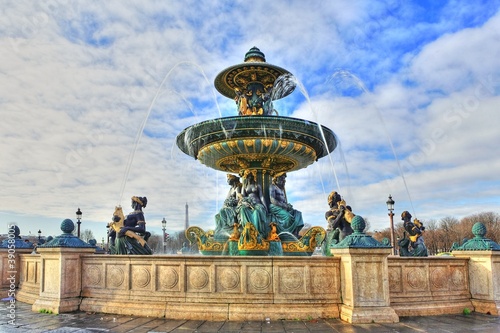 Monument historique : La Fontaine des Mers, Paris, France
