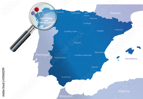 Santiago de Compostela - Galicia - España - Espagne