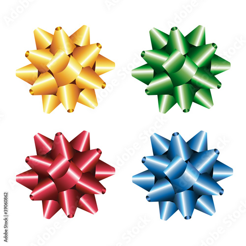 Set Geschenkschleife gebunden