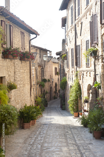 Spello, old street