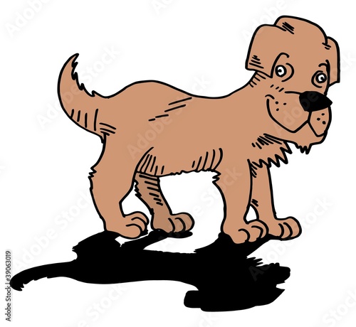 Perro alegre