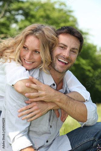 Couple in the park