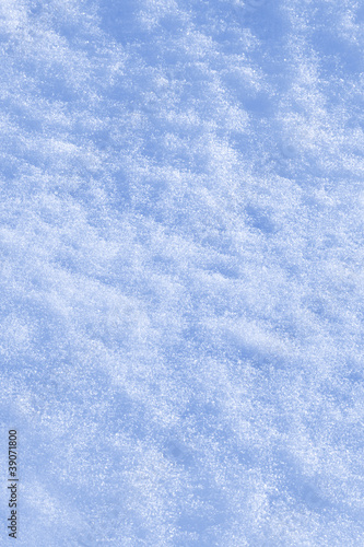 Detail of snow texture with shadows - background