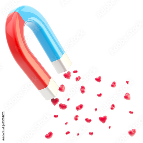 Symbolic horseshoe magnet a...
