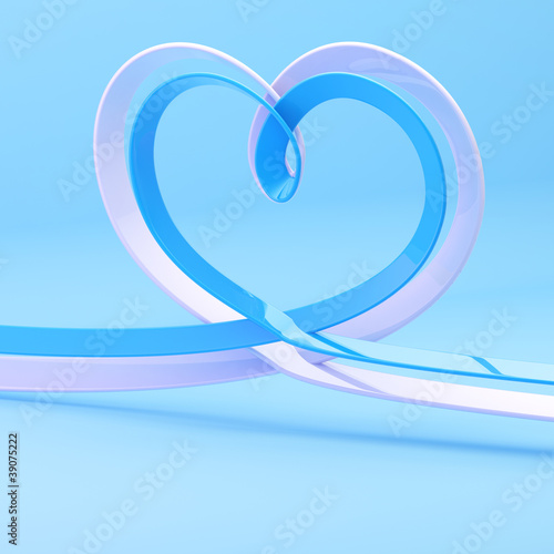 Abstract heart symbol made ...