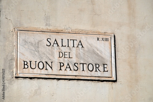 Salita del Buon Pastore, Roma