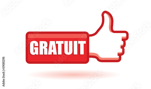 bouton gratuit