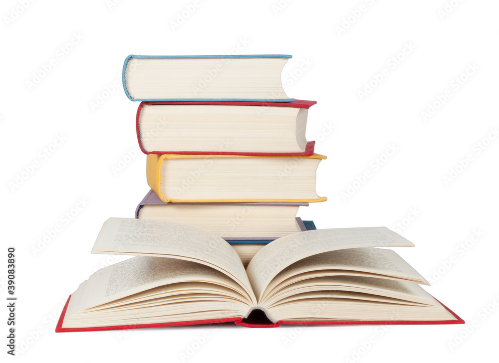 Naklejka premium An open book
