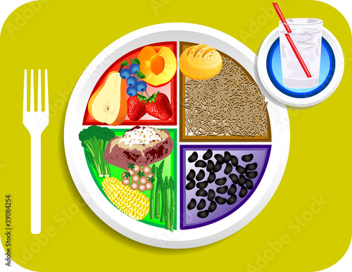 Vegan Dinner Food My Plate