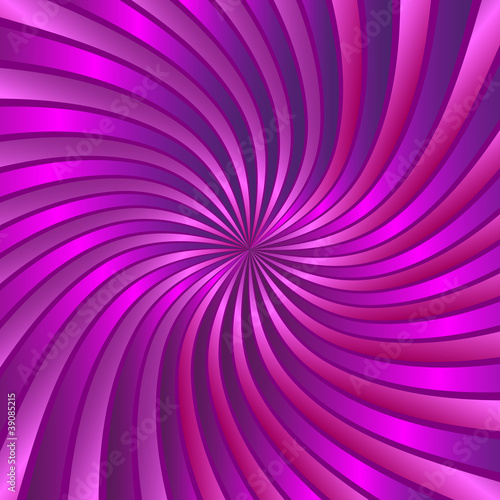Pink spiral vortex vector
