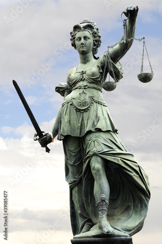 Bilde på lerret Justitia