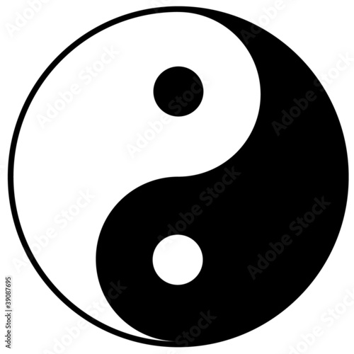 Yin Yang symbol photo