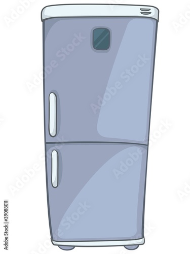 Cartoon Home Kitchen Refrigerator