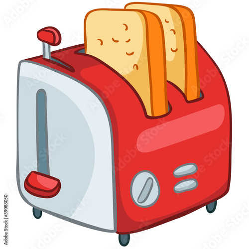Cartoon Home Kitchen Toaster