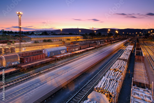 Cargo transportatio with Trains and Railways