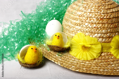 Canvas Print An easter bonnet