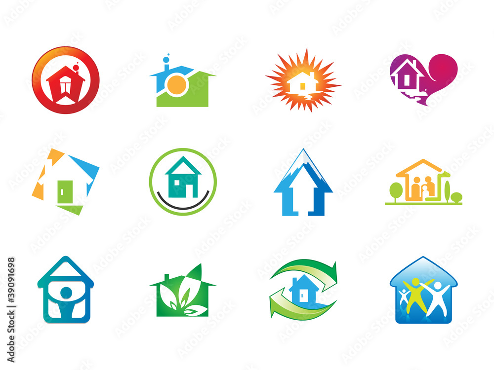 0116 Abstract House Icons 1 0116 Abstract House Icons 1