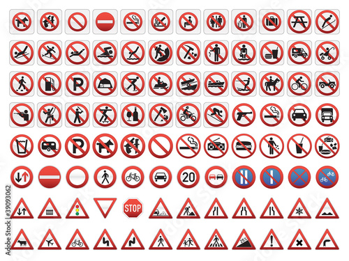 0225 Traffic Information Warning Signs 3