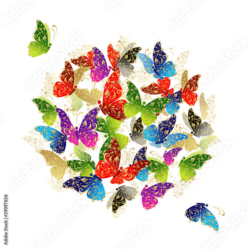 Butterfly frame for your design