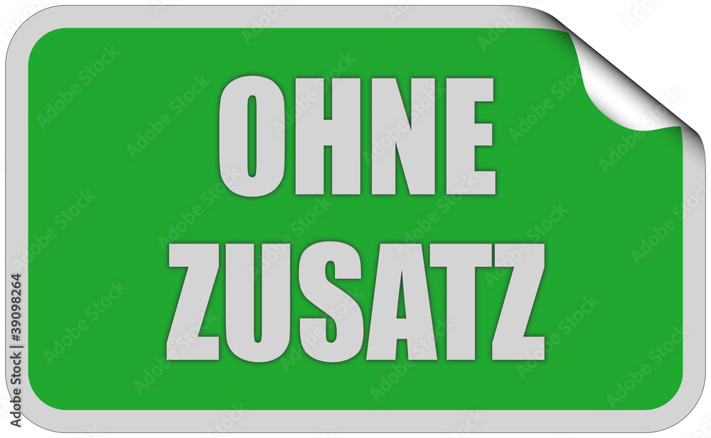 Sticker grün eckig curl oben OHNE ZUSATZ Sticker grün eckig curl oben OHNE ZUSATZ
