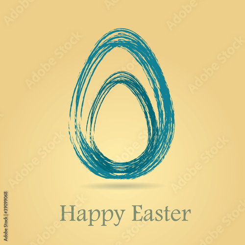 silhouettes Easter eggs