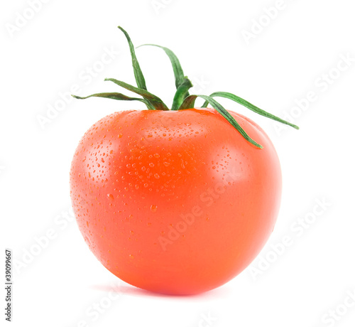 Fresh tomato isolated on a white background