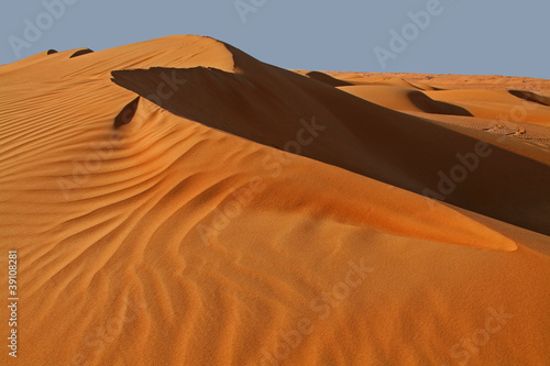 Oman  Dunas de arena en el desierto Wahiba Sands