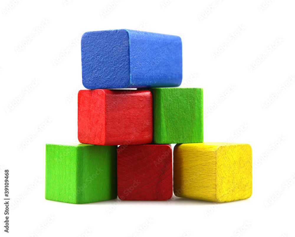 Wooden building blocks Wooden building blocks