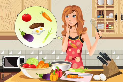 Cooking woman
