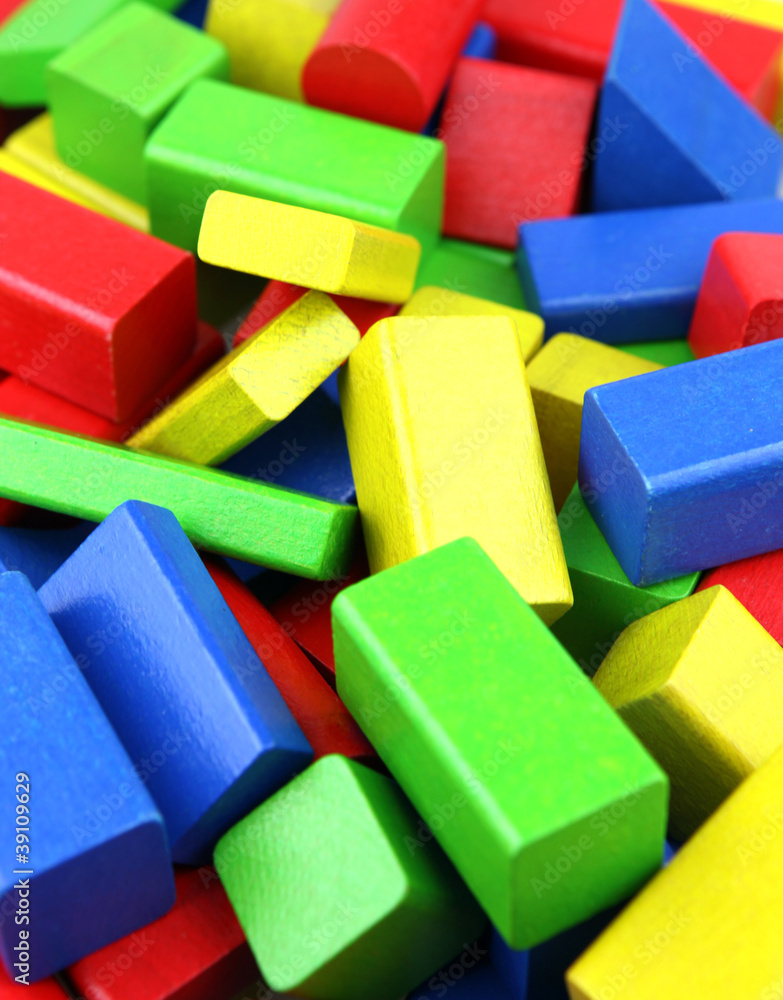 Wooden building blocks Wooden building blocks