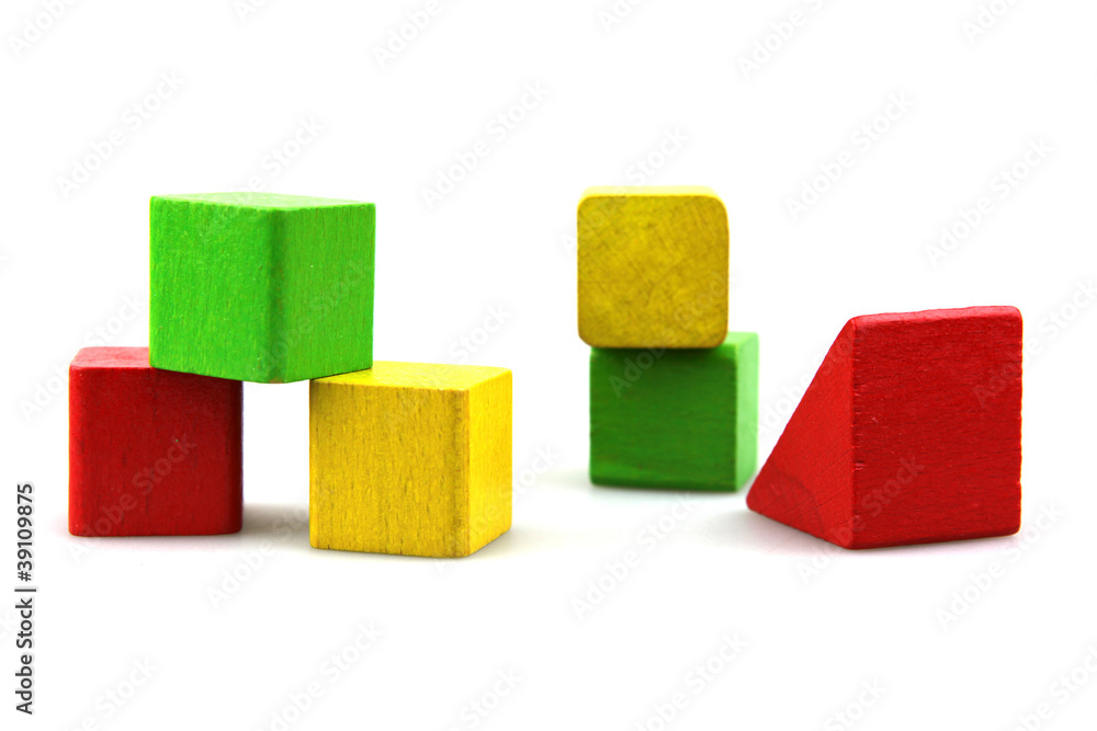 Wooden building blocks Wooden building blocks