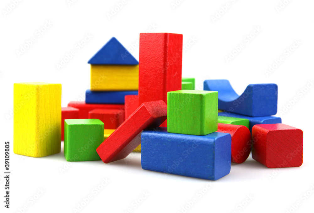 Wooden building blocks Wooden building blocks
