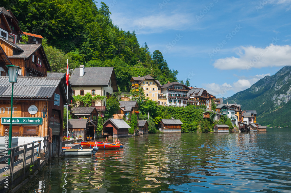 Obraz premium historical street of Hallstatt