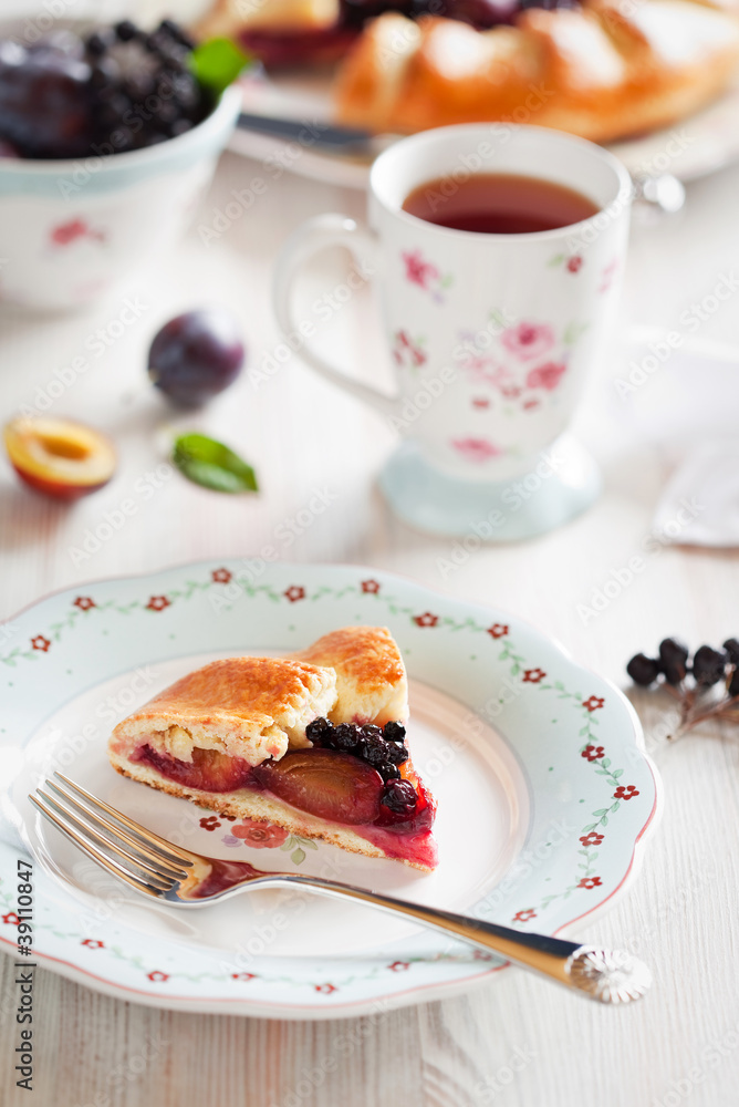 Plum galette Plum galette