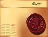 Year of Horse - background