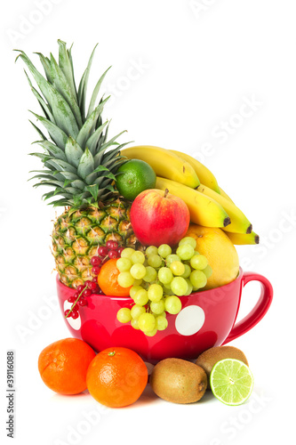 Big cup various fruit