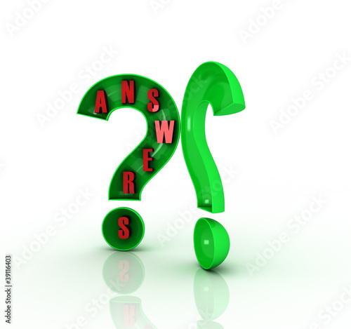 3D question mark