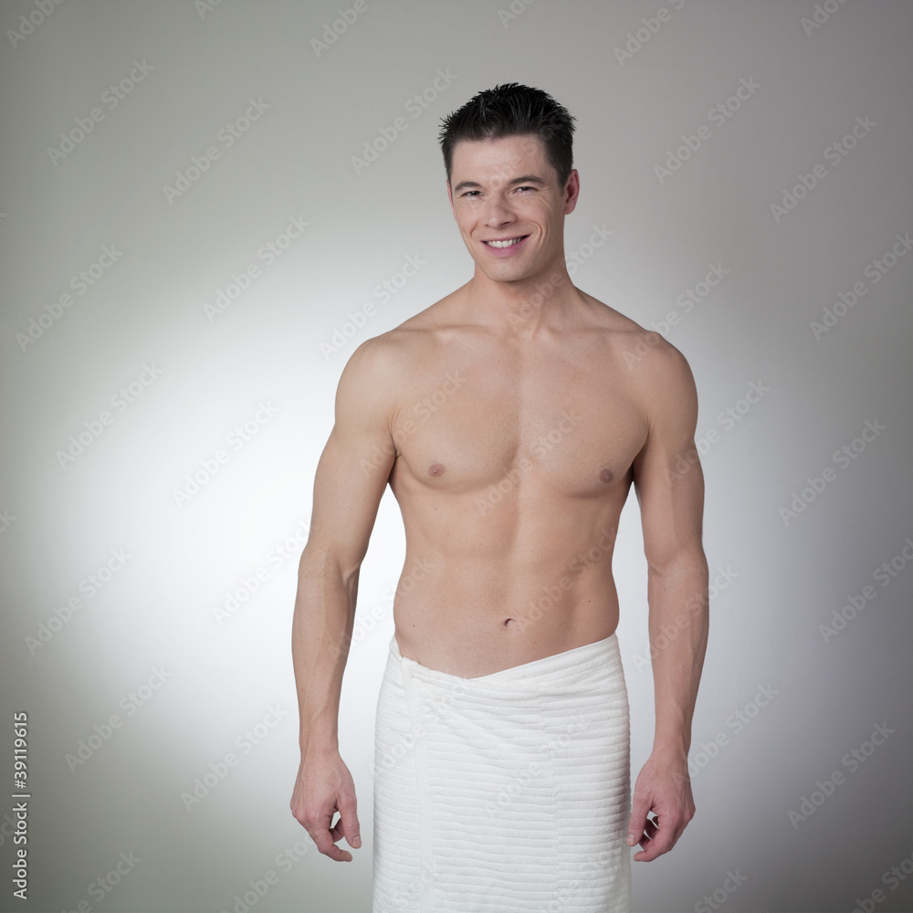 Fototapeta premium all about abs pecs biceps