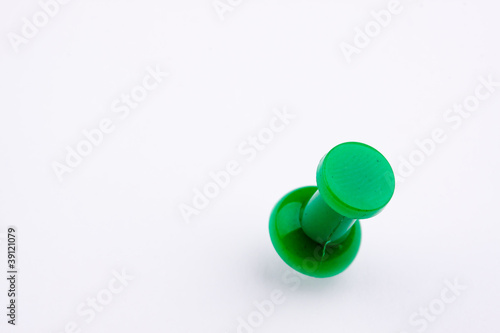 green push pin