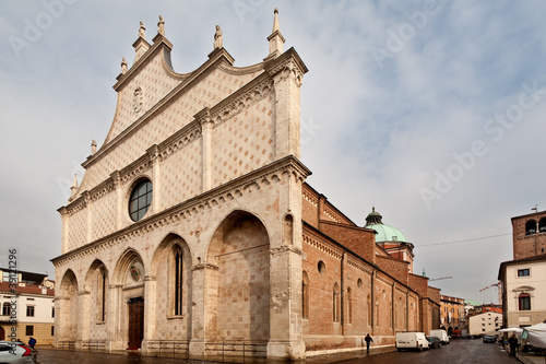 The duomo's church downtown in Vicenza photo