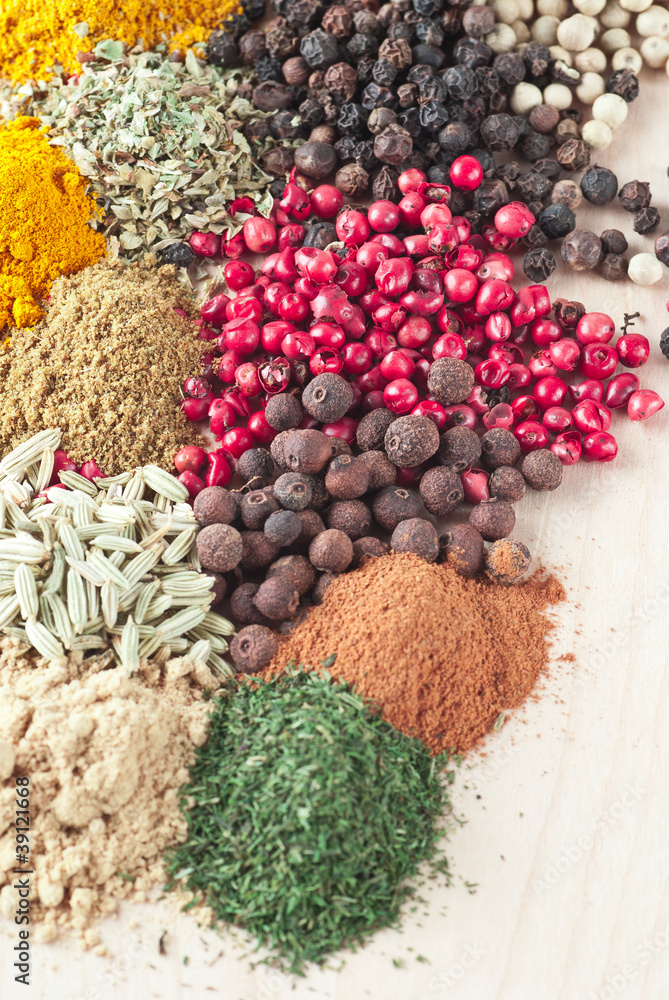 Fototapeta premium Various Spices