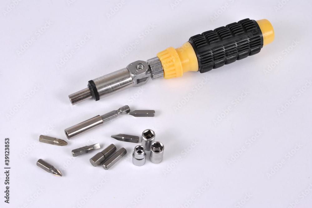 Screwdriver and bits Screwdriver and bits
