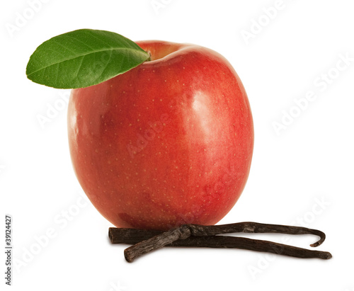 Apple with vanilla