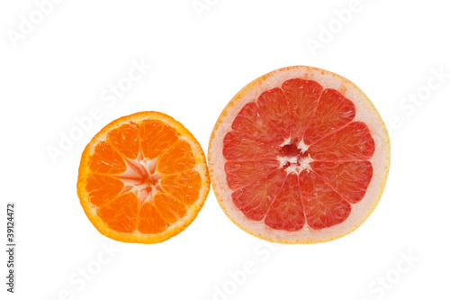 Mandarine und Blutorange