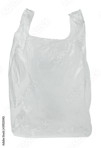 Transparent plastic bag