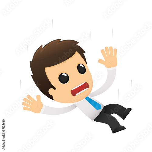 funny cartoon office worker