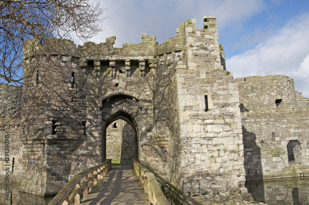 Beaumaris castle in Anglesey north Wales Beaumaris castle in Anglesey north Wales