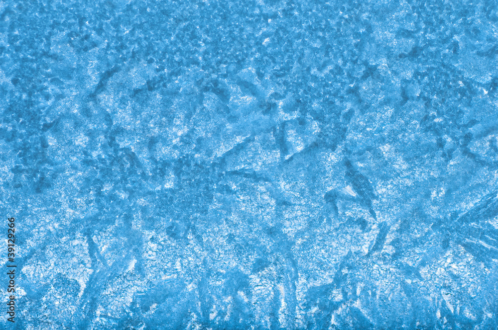 Obraz premium icy pattern on glass