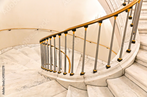 Stairwell in Warsaw Royal Castle - World Heritage List,UNESCO. #39133279