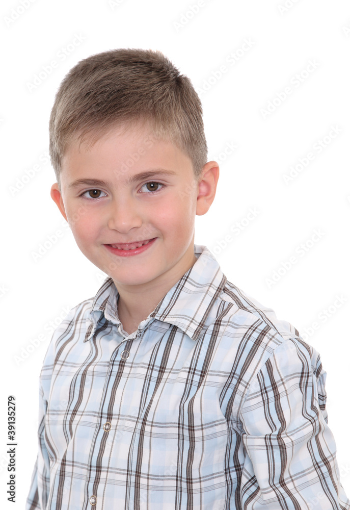 A smiling boy A smiling boy